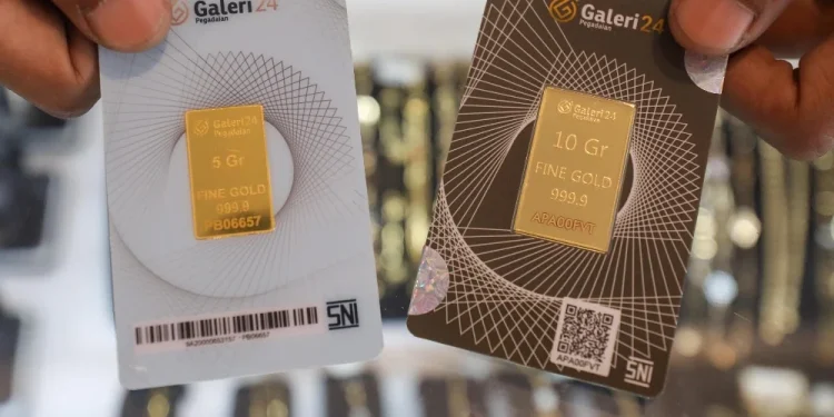 Harga Emas Antam di Pegadaian Tembus Rp2 Juta per Gram