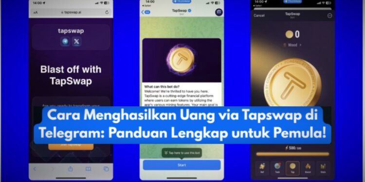 Panduan Lengkap Tapswap Dapatkan Kripto dari Telegram