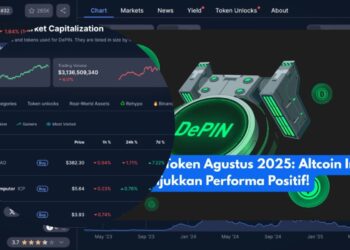 3 Token DePIN Teratas Agustus 2025 dengan Kinerja Menguat