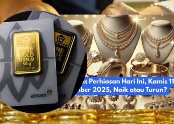 Harga Emas 1 Gram Pekanbaru 9 September 2025 Terbaru