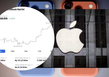 Saham Apple Tertokenisasi Naik 3% Didukung Pre-order iPhone 17