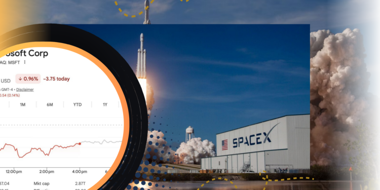 SpaceX Masuk Nasdaq-100, Saham Masih Turun 28%