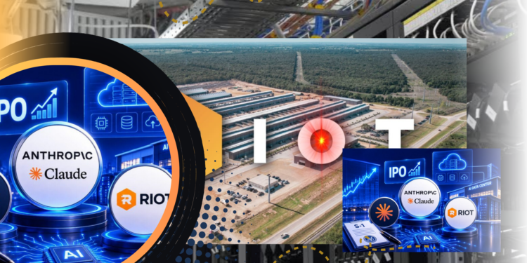 Riot Platforms dan Anthropic Dorong Saham Mining Bitcoin