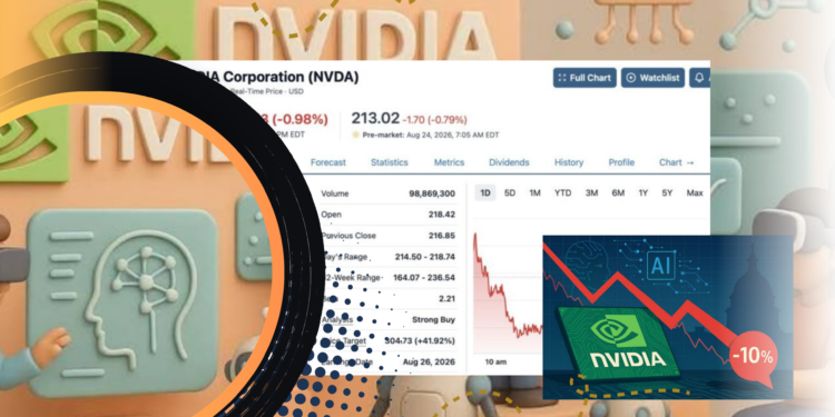 Saham Nvidia Turun ke US$214,72, Ini Prospeknya