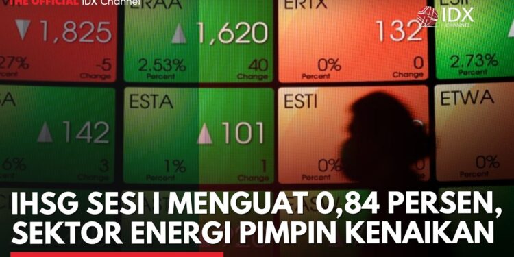 IHSG Naik 0,84% ke 6.674, Saham Energi Jadi Penggerak