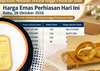 Harga Emas Perhiasan Hari Ini 28 Oktober 2026